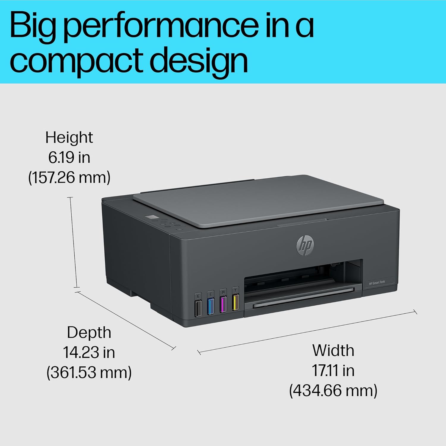HP Smart Tank 584 All-in-One WiFi Colour Printer |1+1 Year Extended Warranty on Registration - Image 3