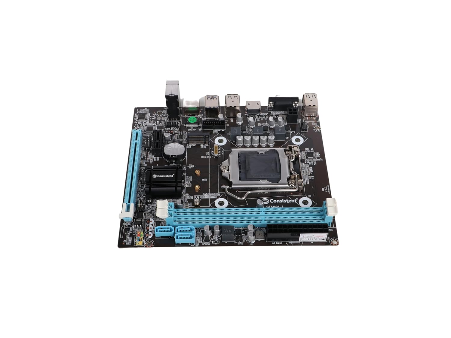 Consistent H-81 Motherboard 4th Gen i3, i5, i7, DDR3 Slots for RAM, Motherboard with SATA II&III, 3Year Warranty