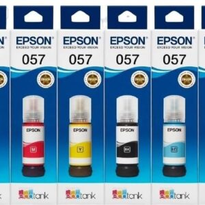 057 OG Ink Compatible with Epson L8050, L18050 Printer - Compatible Ink Bottle for Epson 057 Inktank Printer - (70gm x C/M/Y/Bk/LC/LM) Ink Bottles